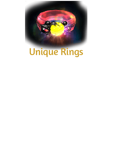 Unique Rings: offensive Chaos Upgrade bonuses