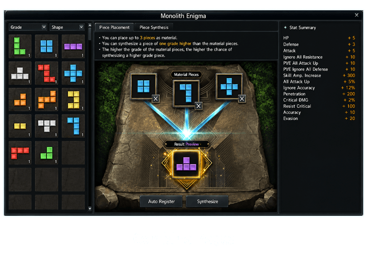 Combine peças do enigma